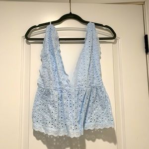 NWOT Light Blue Tank Top Size Small